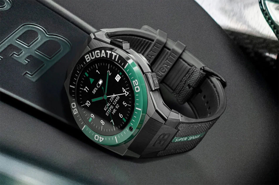 Jam tangan pintar Bugatti Ceramic Titanium Edition