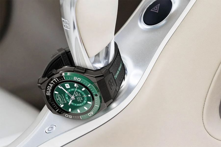 Jam tangan pintar Bugatti Ceramic Titanium Edition