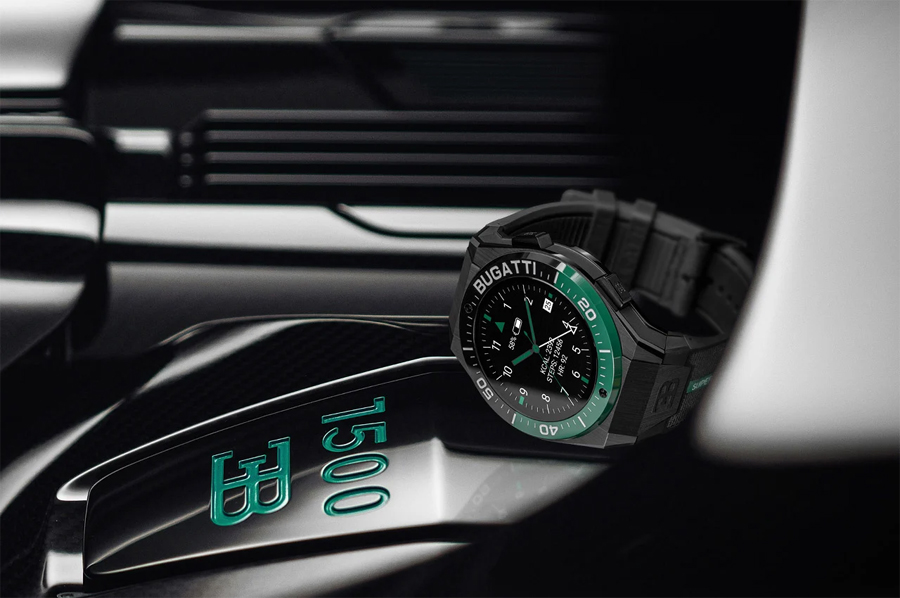 Jam tangan pintar Bugatti Ceramic Titanium Edition