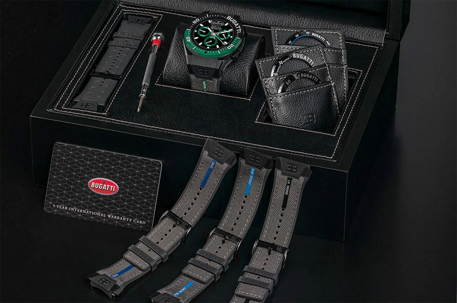Jam tangan pintar Bugatti Ceramic Titanium Edition