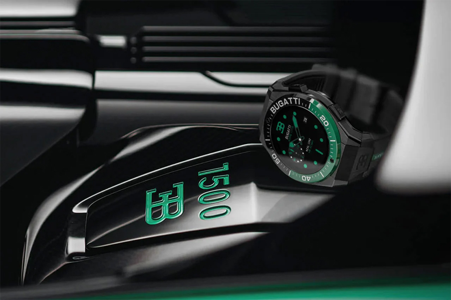 Jam tangan pintar Bugatti Ceramic Titanium Edition
