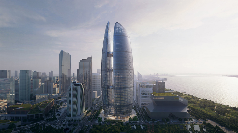 Komunitas Vertikal Inovatif di Wuhan - Pusat Keuangan Taikang