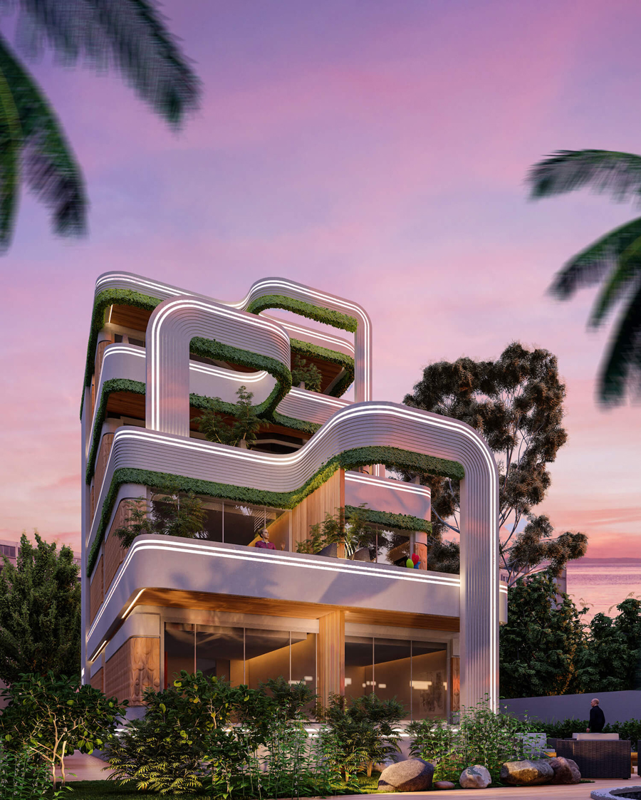 Sea, Serenity, and Luxury: Gravity Studio's Beachfront Apartments in Ghana