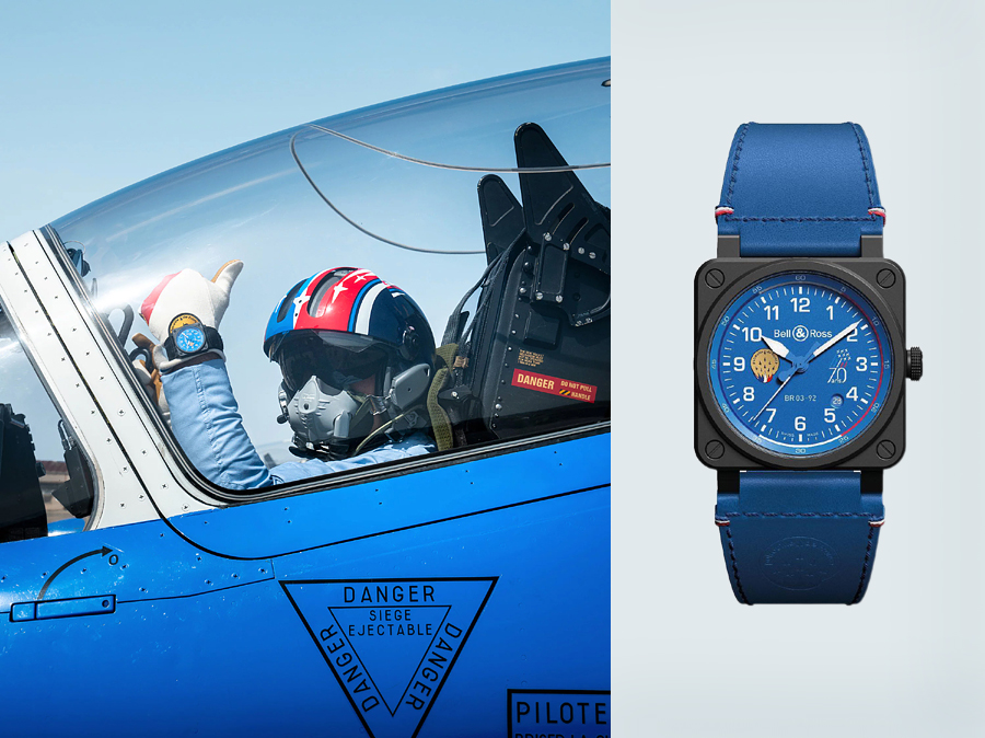 Patrouille de France's 70th Anniversary Celebrated with Limited Edition Bell & Ross Watch