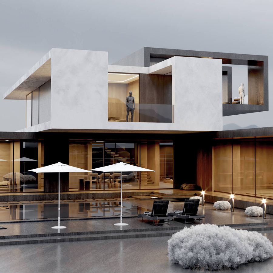 Luxury and Innovating Ufo Studio's Sight Smart House