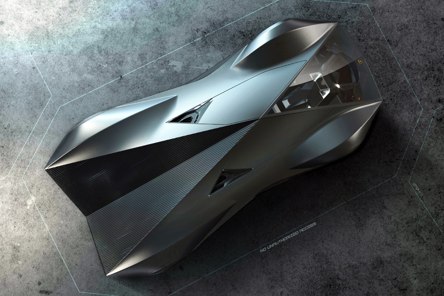 Lamborghini Purixta: Minimalistic Concept with Aggressive Presence