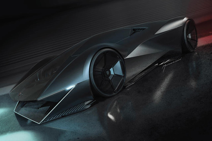 Lamborghini Purixta: Minimalistic Concept with Aggressive Presence