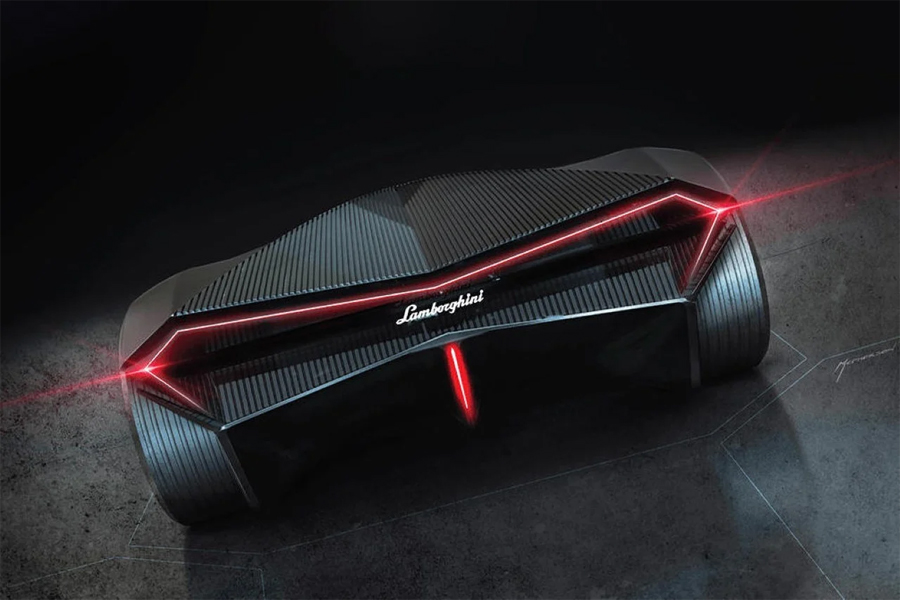 Lamborghini Purixta: Minimalistic Concept with Aggressive Presence