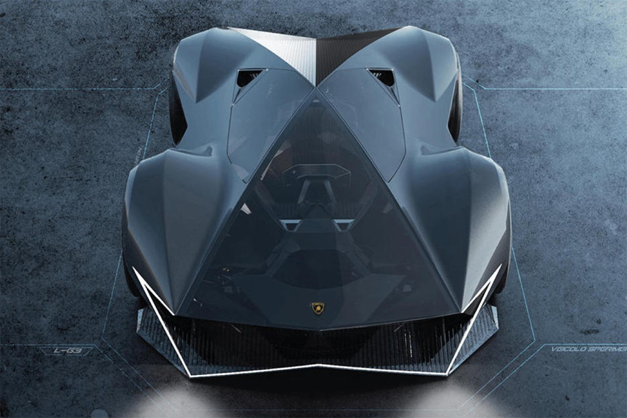 Lamborghini Purixta: Minimalistic Concept with Aggressive Presence