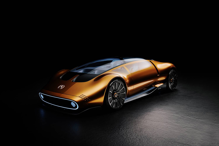 Mercedes-Benz Vision One Eleven Lights the Way for Future Electric Sports Cars