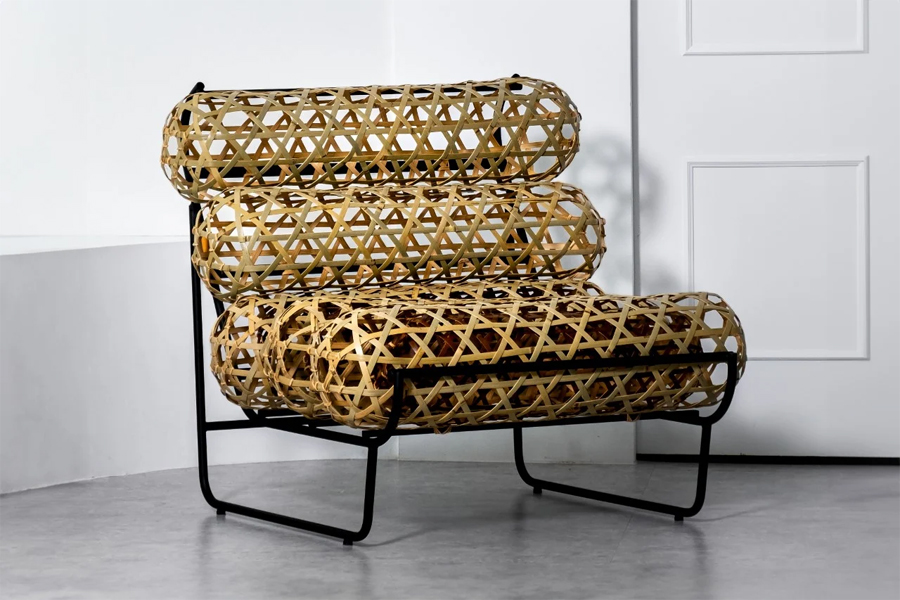 Reinventing Rattan with the Mua Lau Lounge Chair