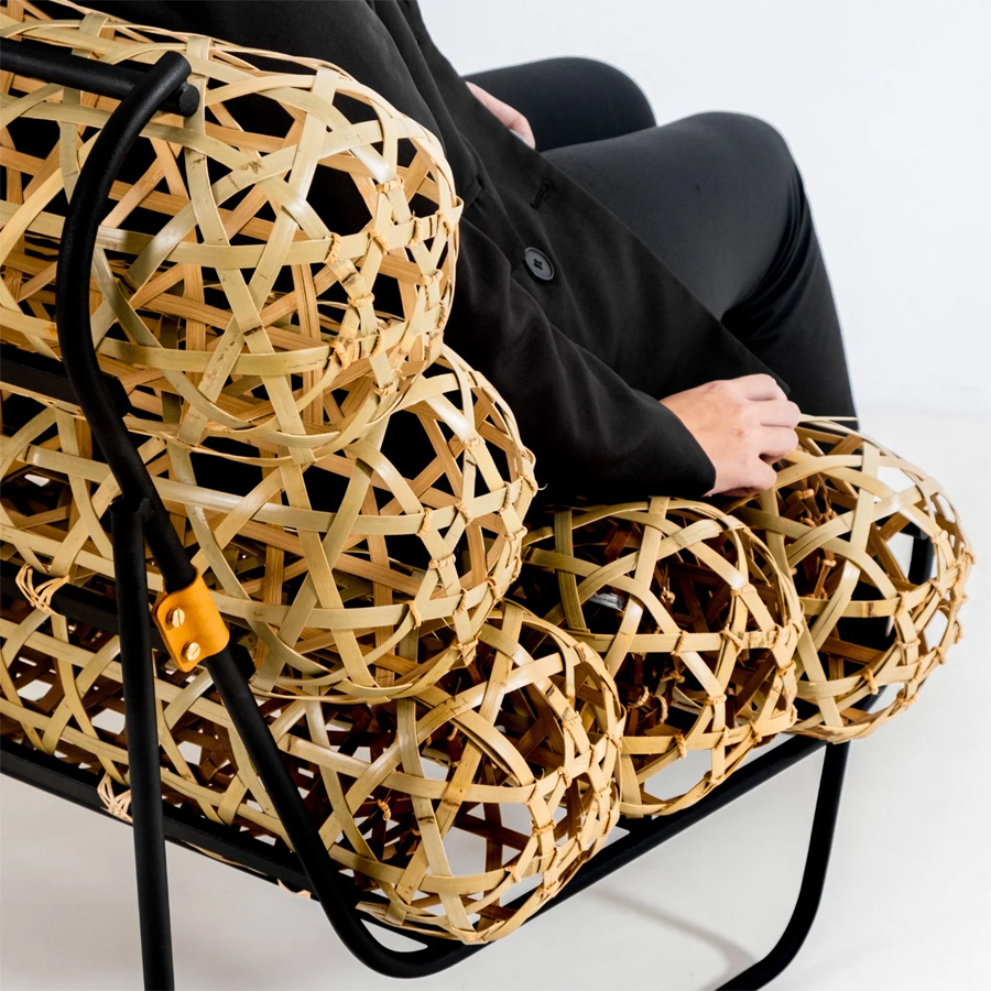 Reinventing Rattan with the Mua Lau Lounge Chair