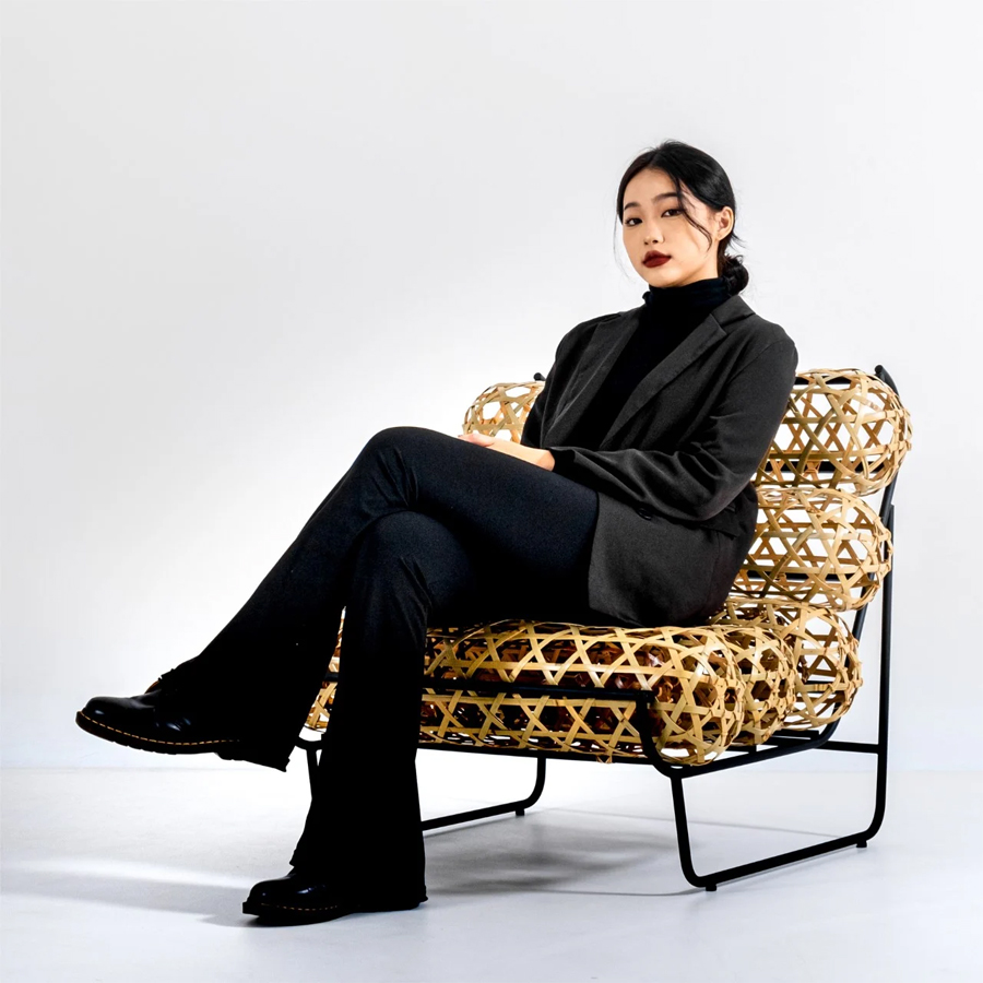 Reinventing Rattan with the Mua Lau Lounge Chair