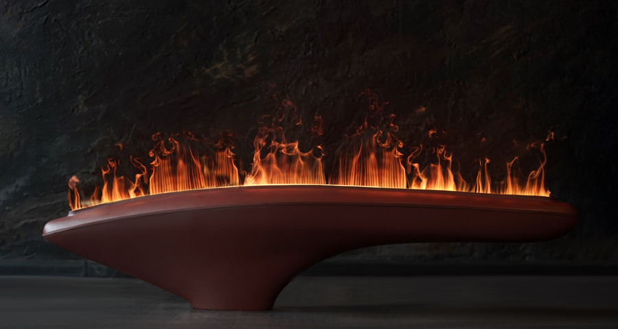 Alluring Dance of FlameShip's Water Vapor Flames
