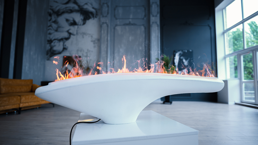 Alluring Dance of FlameShip's Water Vapor Flames