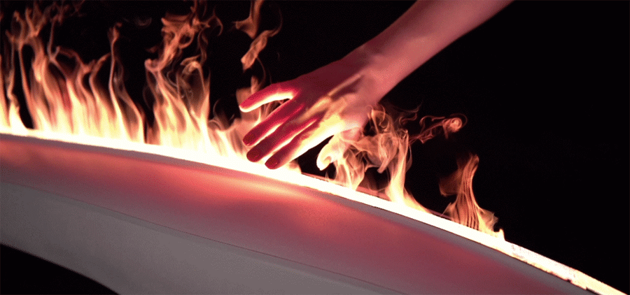 Alluring Dance of FlameShip's Water Vapor Flames