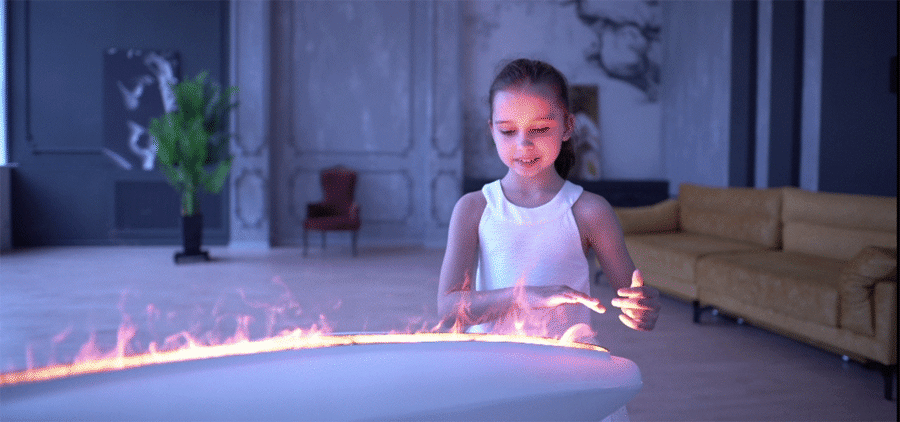 Alluring Dance of FlameShip's Water Vapor Flames