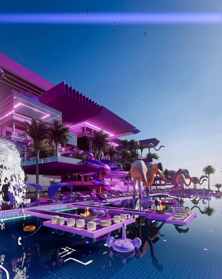 Barbie Inspired Glamour Hotel 'B MANSION' by Veliz Arquitecto