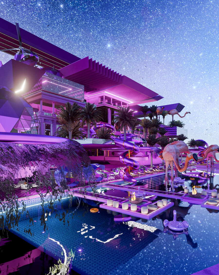 Barbie Inspired Glamour Hotel 'B MANSION' by Veliz Arquitecto