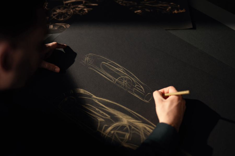 Driving Through Time with Bugatti's Chiron Super Sport Golden Era