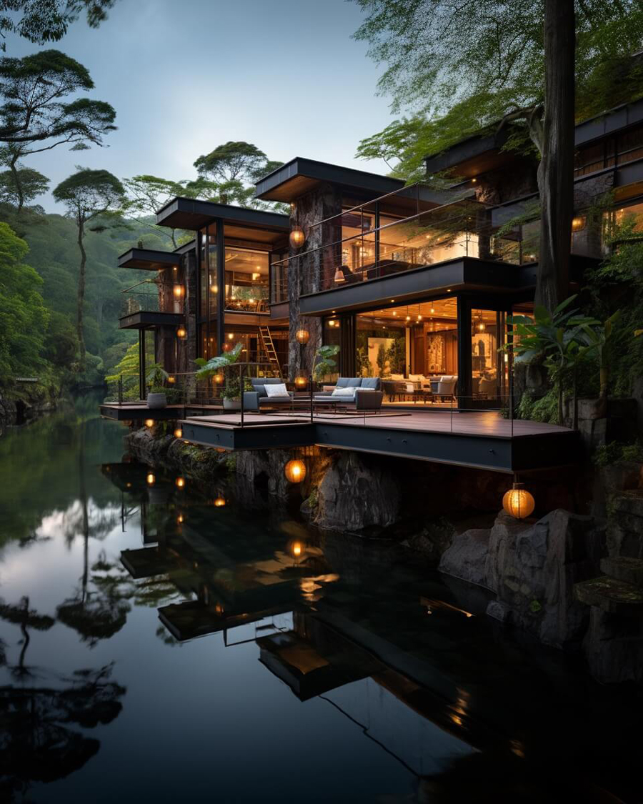 Tranquil Oasis in Yamabiko Retreat, Osaka, Japan