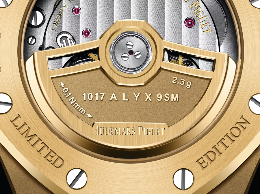 Sleek, Gold, and Charitable Audemars Piguet and 1017 Alyx 9SM Collection