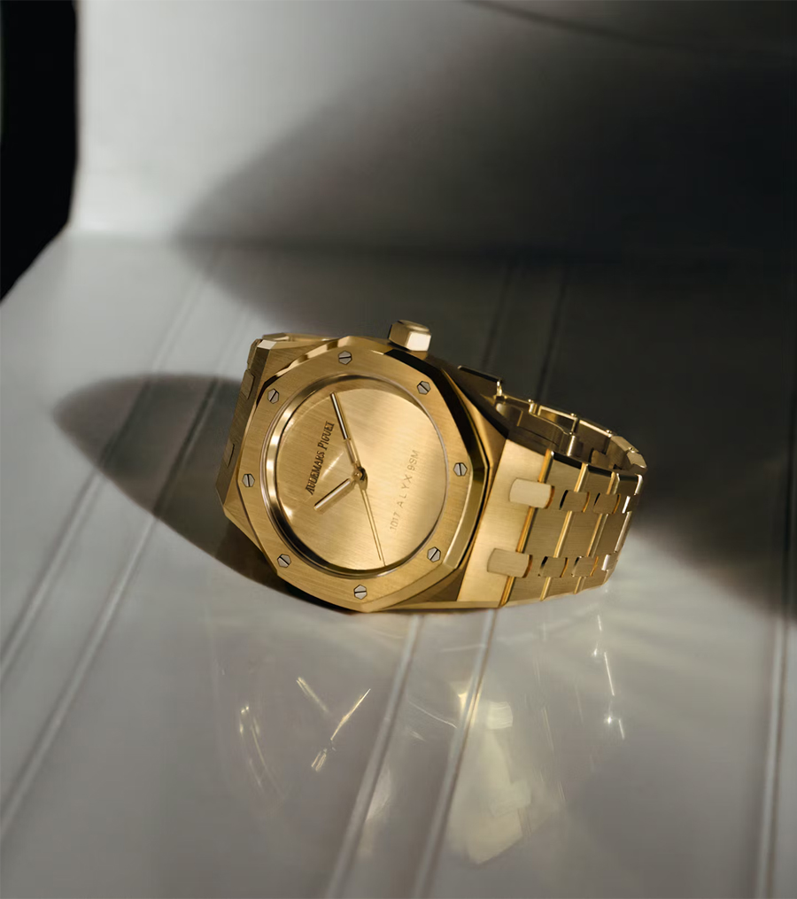 Sleek, Gold, and Charitable Audemars Piguet and 1017 Alyx 9SM Collection