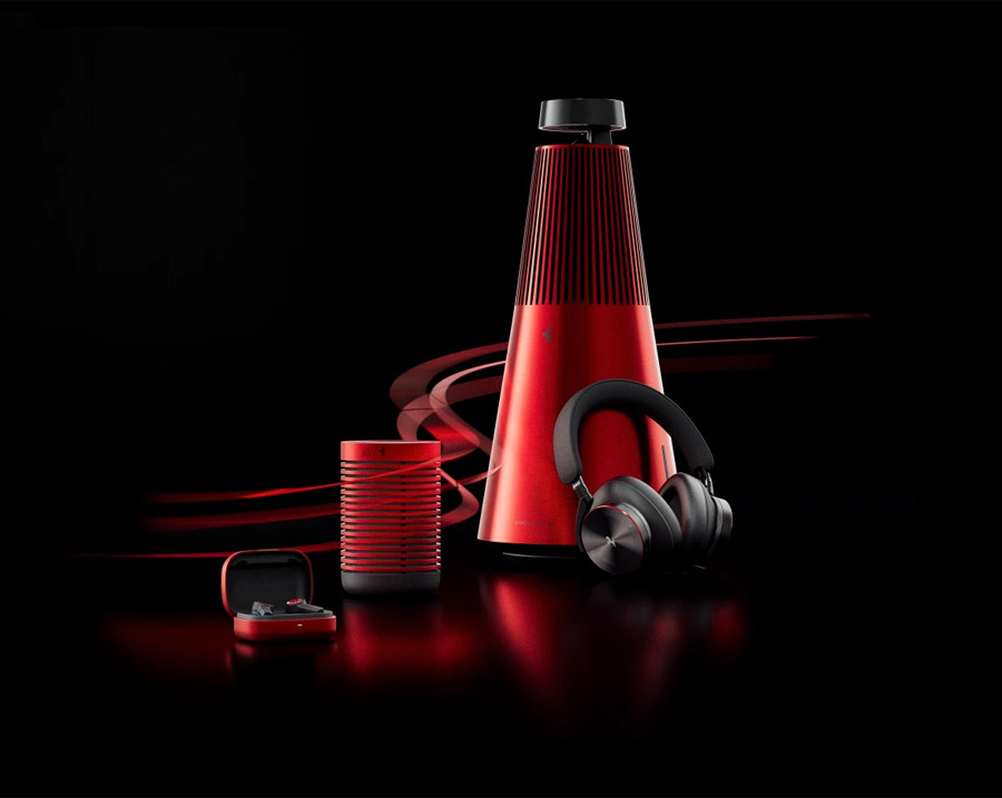 Ultimate Fusion of Ferrari and Bang & Olufsen Audio Gear