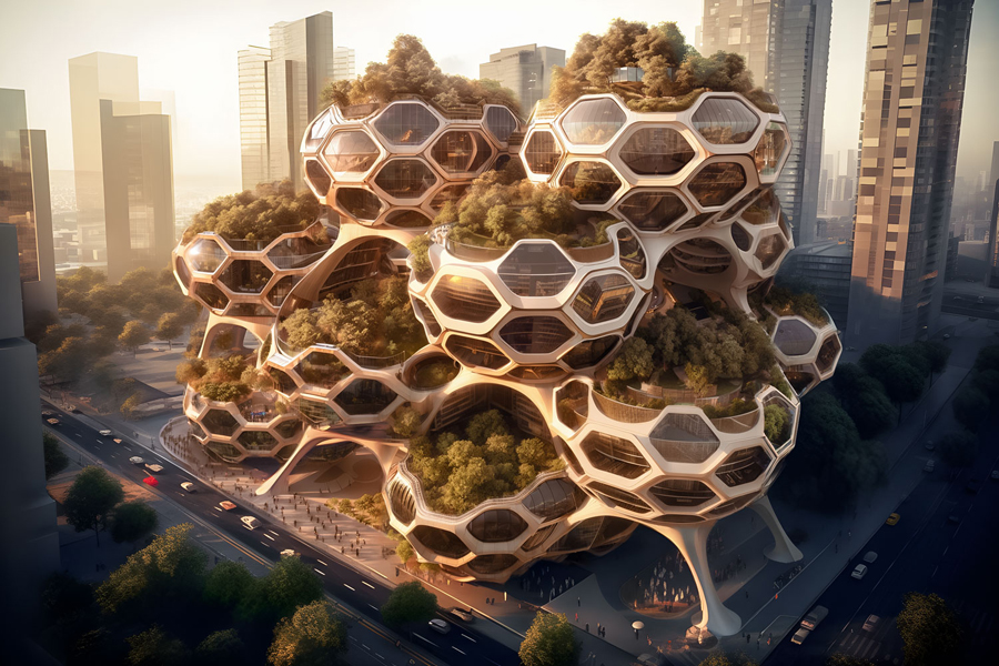 Jose Luis Perez Hermo's HexaHub Inspired by Nature