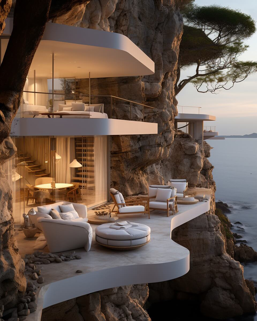 Gravity-Defying Luxury of Cliffside Roost