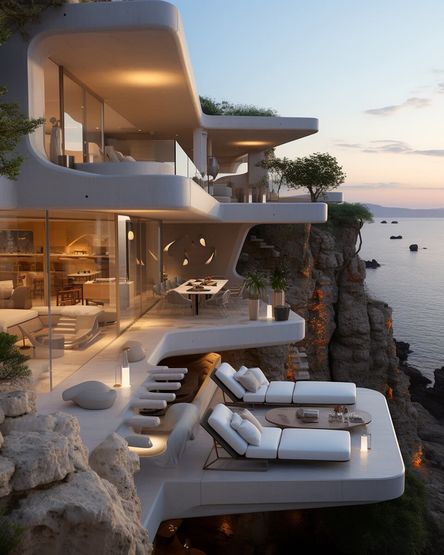 Gravity-Defying Luxury of Cliffside Roost