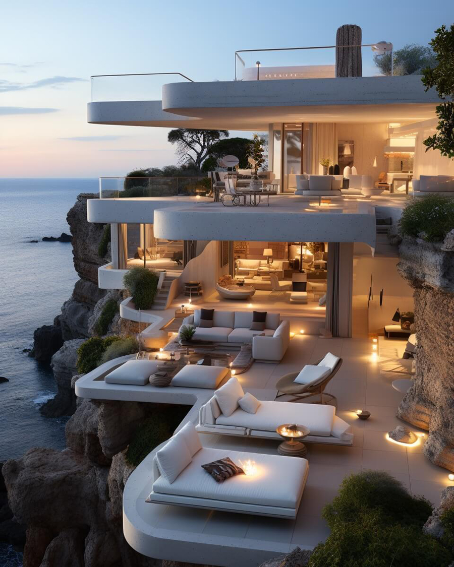 Gravity-Defying Luxury of Cliffside Roost