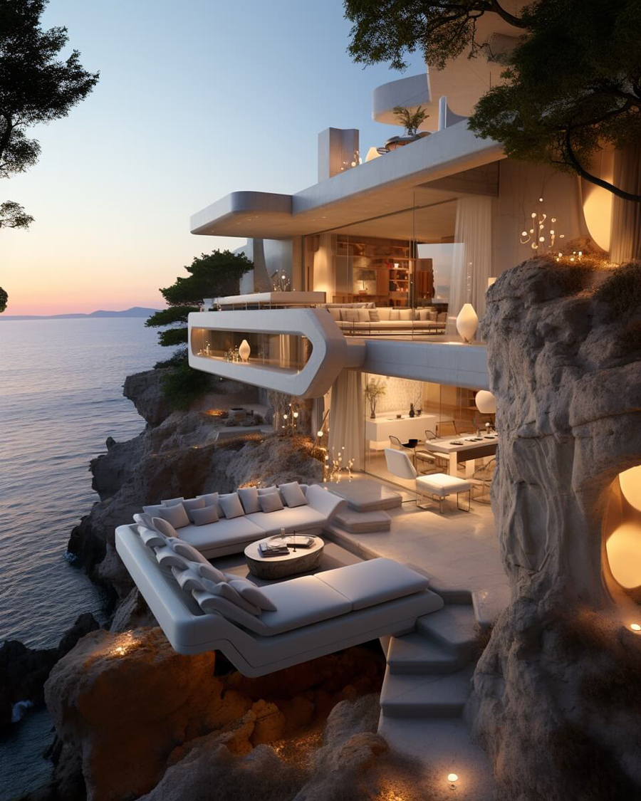 Gravity-Defying Luxury of Cliffside Roost