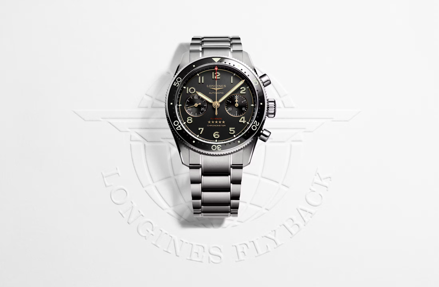 New Titanium Longines Spirit Flyback