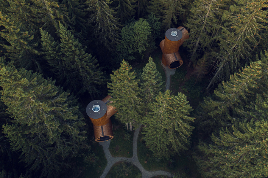 Fairytale Inspired Bert Treehouses by Precht and BaumBau