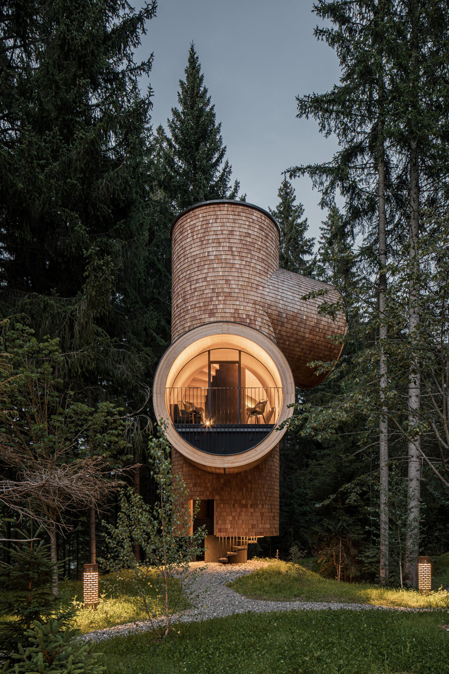 Fairytale Inspired Bert Treehouses by Precht and BaumBau