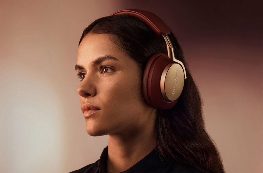 Gold-Covered Elegance of Bowers & Wilkins Px8 Luxury Headphones