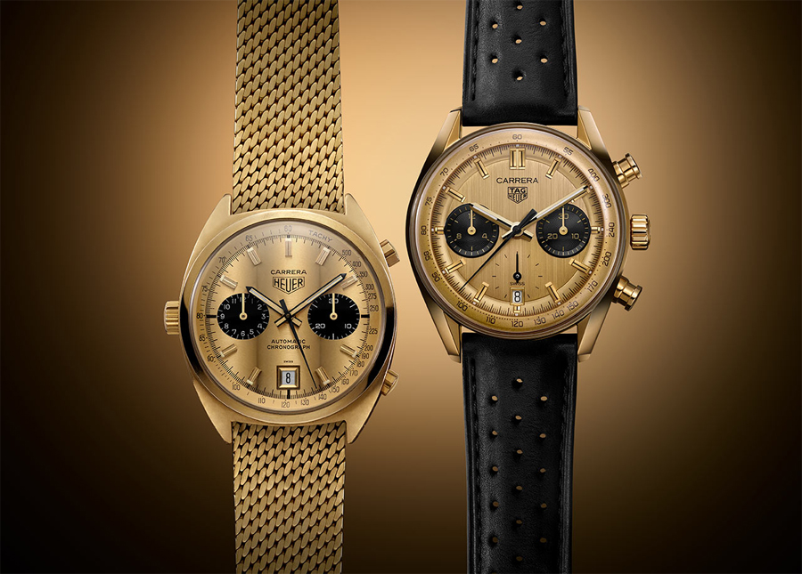 TAG Heuer Carrera Turns 60 - A Look at the New Gold Chronograph