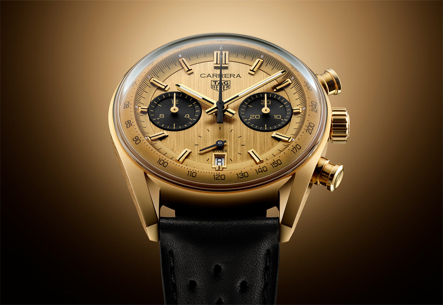 TAG Heuer Carrera Turns 60 - A Look at the New Gold Chronograph