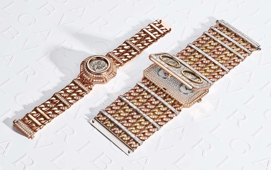 Acient Coins in Bulgari's Monete Catene Watch Collection