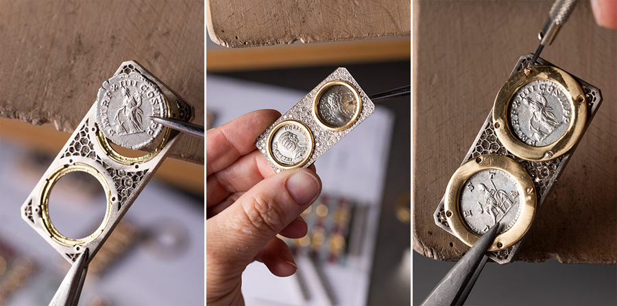 Acient Coins in Bulgari's Monete Catene Watch Collection