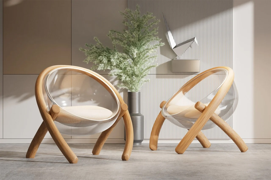 Eco-Chic Comfort in XOX Chair