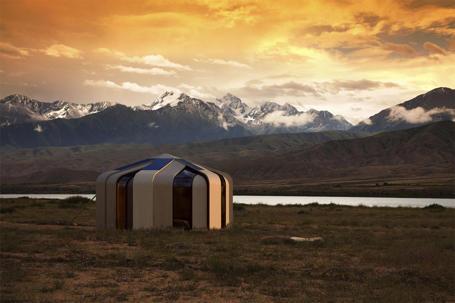 Modern Kazakh Yurt Redefining Eco Conscious Living