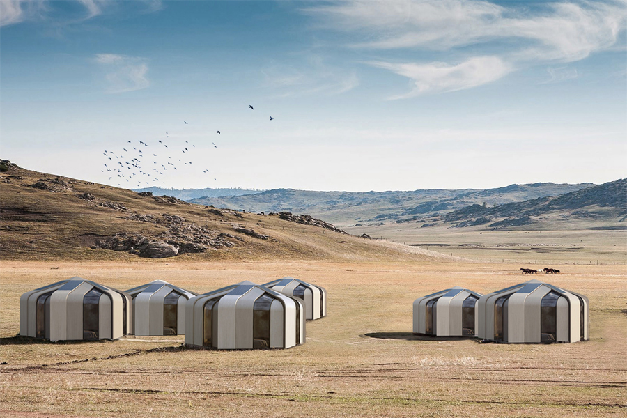 Modern Kazakh Yurt Redefining Eco Conscious Living