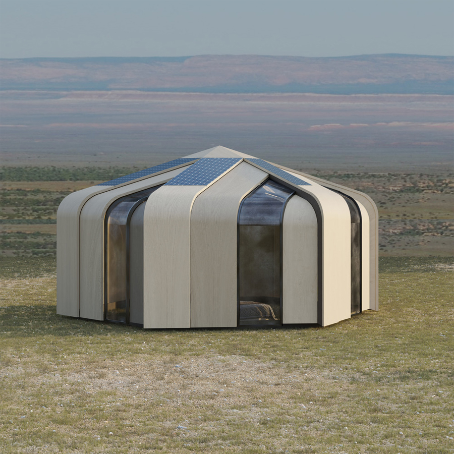 Modern Kazakh Yurt Redefining Eco Conscious Living