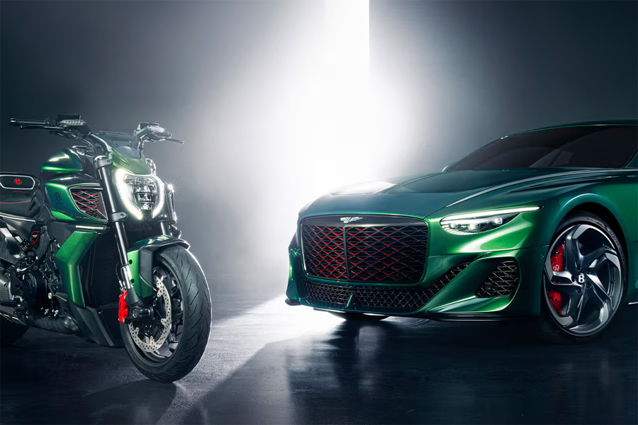 Bentley and Ducati Unite for the Ultimate Luxury Diavel Motorcycle