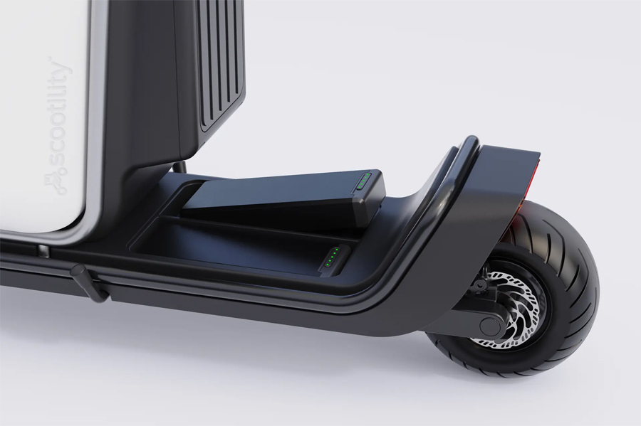 E-Scooter Designed for Urban Cargo Transportation