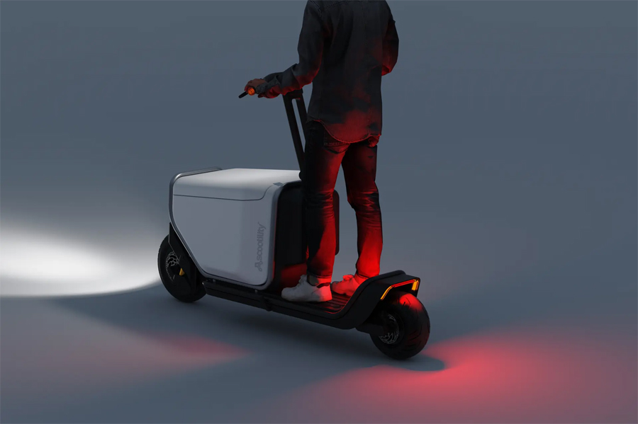 E-Scooter Designed for Urban Cargo Transportation