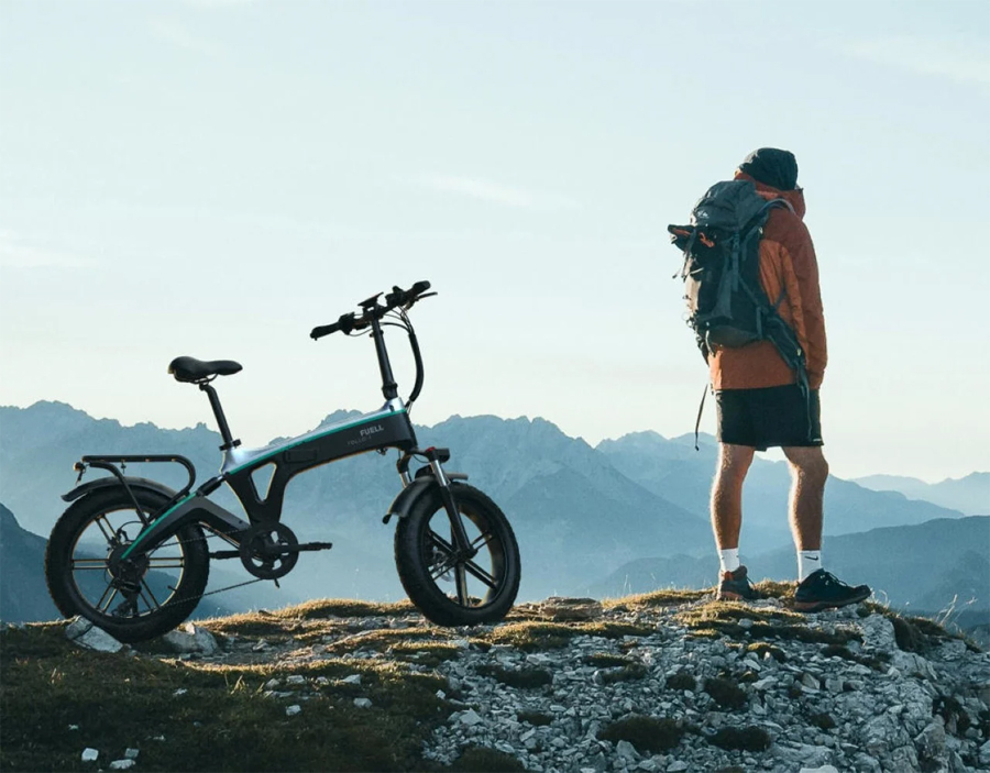 Adventure Foldable E-bike Folld-1 Built for City Streets and Off-Road Trails