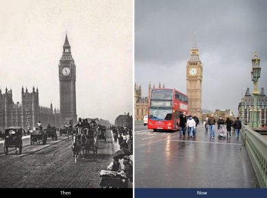 25 Amazing 'Then And Now' Photos That Will Bring You Back in Time for a Moment